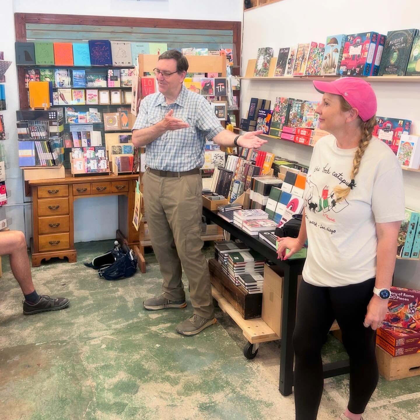 Chris & Susie talking all things hiking